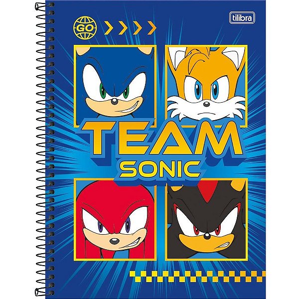 Caderno brochura 1/4 capa dura sonic 80fls. - tilibra (pct.c/05)