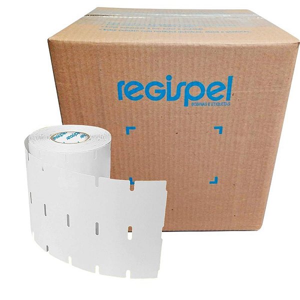 Etiqueta para marcacao gondola 105x30mm 3gaps 45m br - regispel (rolo)