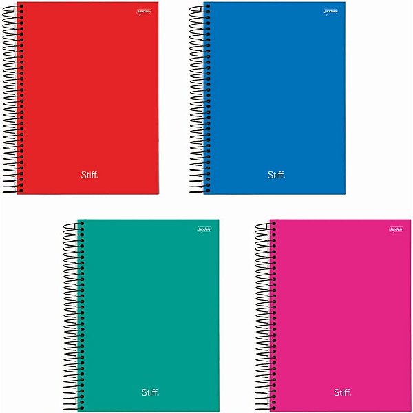 Caderno 01x1 capa dura stiff slim 80fls. - jandaia (pct.c/04)