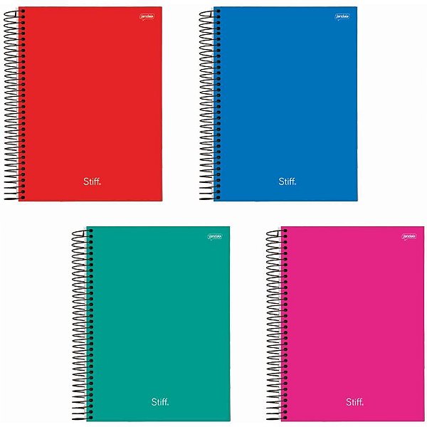 Caderno 10x1 capa dura stiff slim 160fls. - jandaia (pct.c/04)