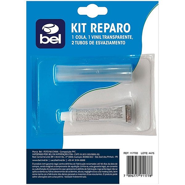 Acessorio p /piscina/praia kit reparo para inflaveis cola - bel (unidade)