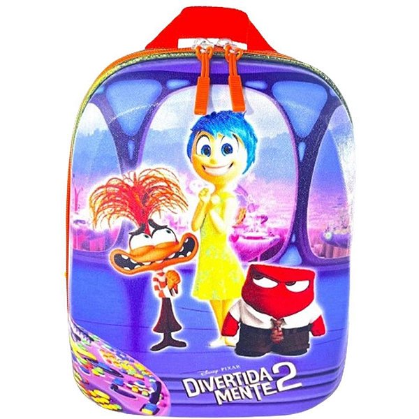 Mochila infantil divertidamente sala controle p - maxtoy (unidade)