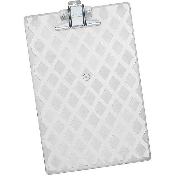 Prancheta plastica super metal cristal - maxcril (unidade)