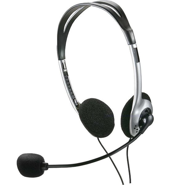 Fone de ouvido com microfone headphone preto - multi (unidade)