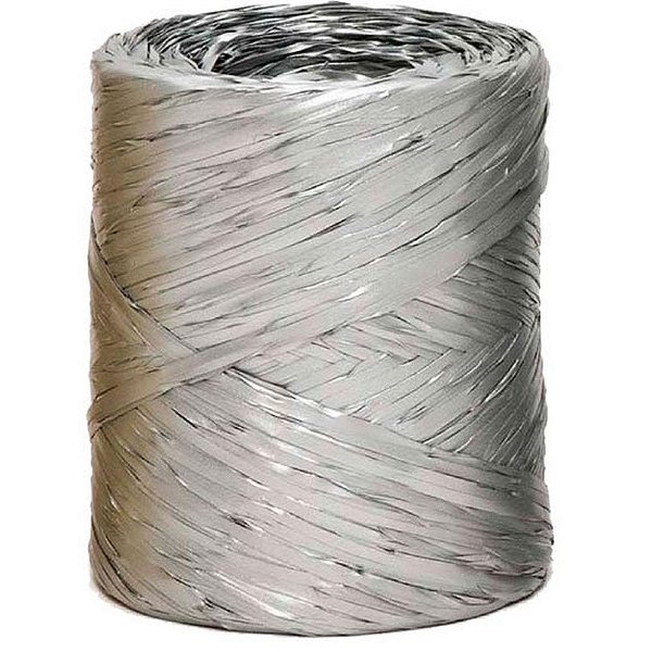 Raphia sintetica 100m prata r05 - xingo embalagens (rolo)