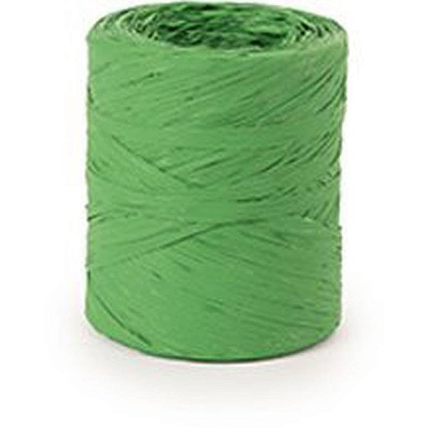 Raphia sintetica 100m verde floresta r2651 - xingo embalagens (rolo)