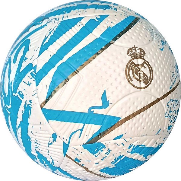 Bola de futebol real madrid-1902 pvc/pu n.5 az - futebol e magia (unidade)
