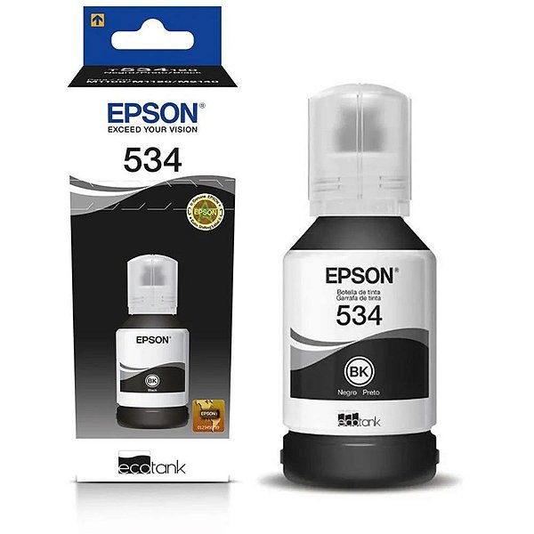 Refil de tinta epson 534 preto - epson (unidade)
