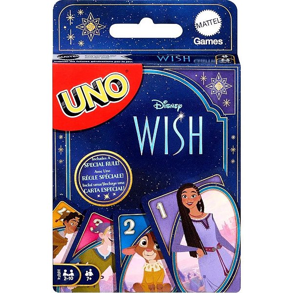 Jogo de cartas uno wish - mattel (unidade)