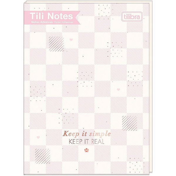 Bloco de recado autoadesivo tili notes soho kit 8x30fls - tilibra (blister)