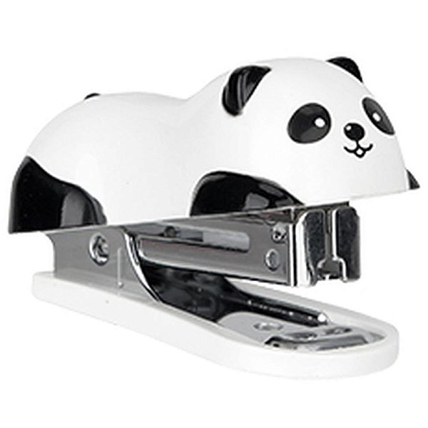 Grampeador mini p/12fls panda c/grampo n.10 - tilibra (unidade)