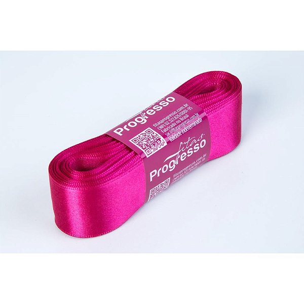 Fita de cetim 30mm 10m. pink 303 - fitas progresso (unidade)