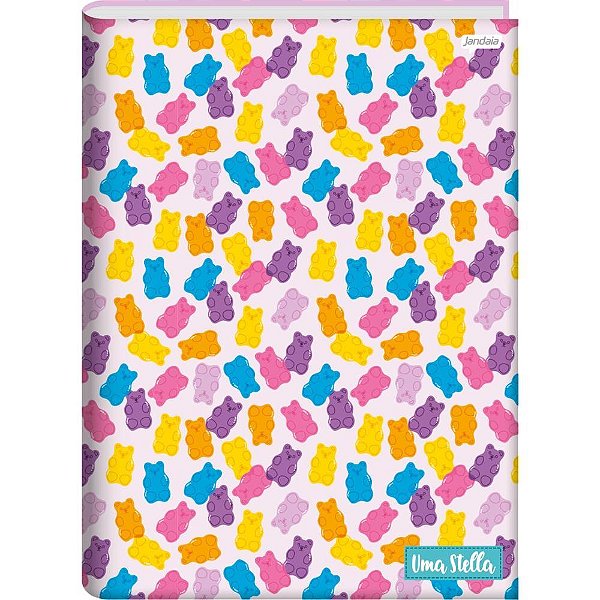 Caderno brochurao capa dura stella 80fls. - jandaia (pct.c/05)