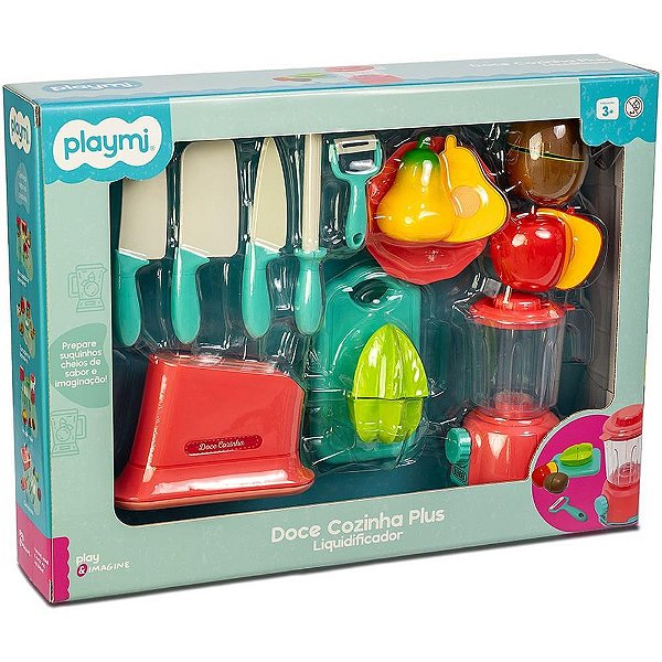 Brincando de casinha doce cozinha plus liquidificad - cardoso toys (unidade)