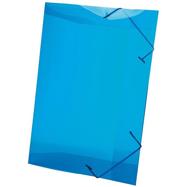 Pasta aba elastica plastica a4 line azul - dello (pct.c/10)