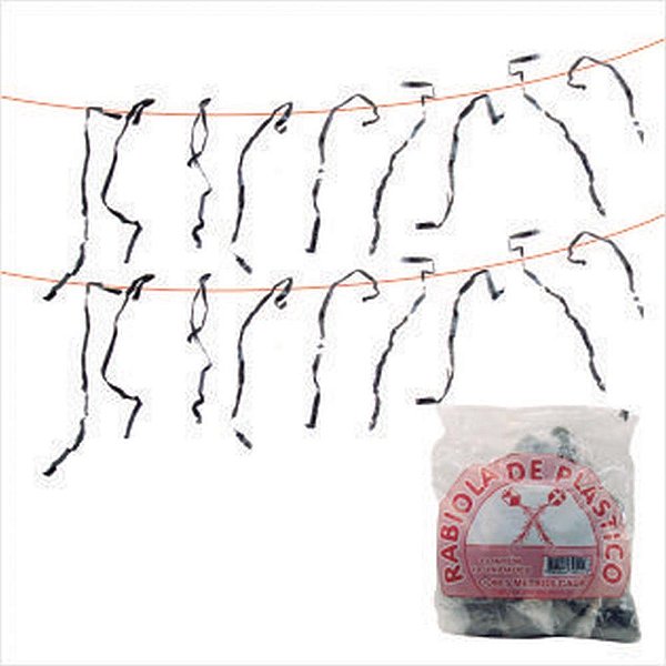 Pipa rabiola plastica c/5mts. - real seda (pct.c/10)