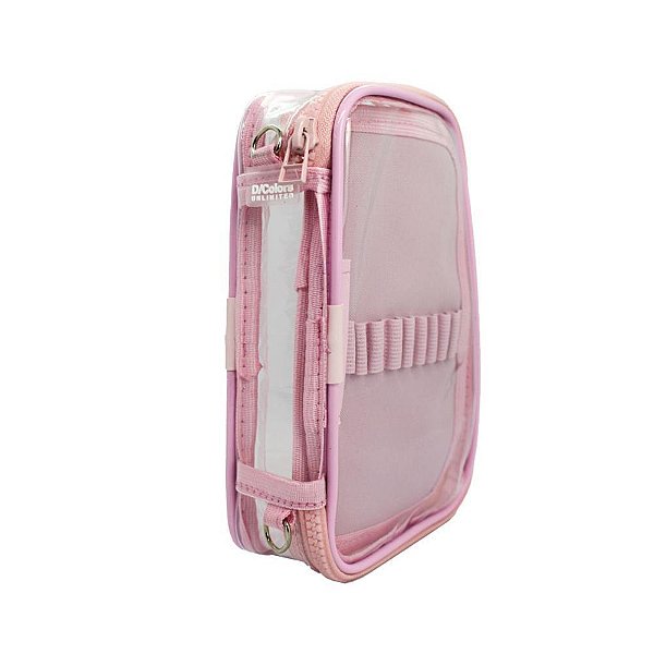 Estojo box ultraclear big 50 rose - obi do brasil (unidade)