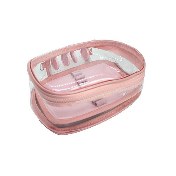 Estojo box big ultra clear rose - obi do brasil (unidade)