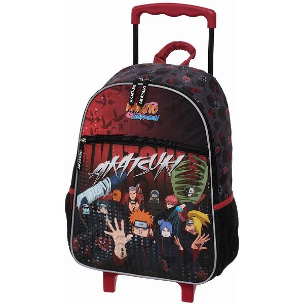 Mochila infantil com rodinha naruto akatsuki rising - pacific (unidade)