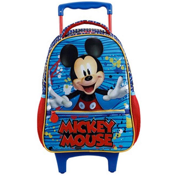 Mochila infantil com rodinha mickey y - xeryus (unidade)