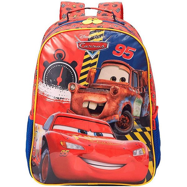 Mochila infantil carros x1 md - xeryus (unidade)