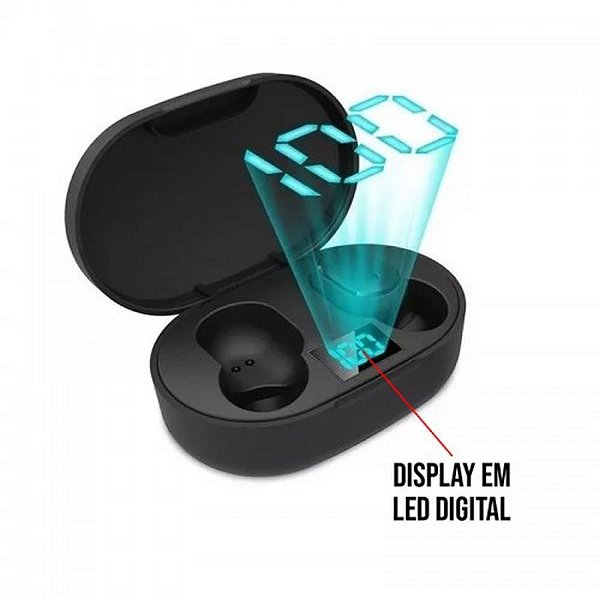 Fone de ouvido bluetooth 5.3air dots c/carreg.dig branc - flex (unidade)