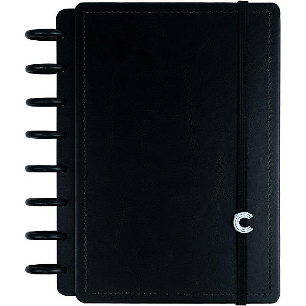 Caderno inteligente agenda a5 black 97fls 90g - caderno inteligente (unidade)