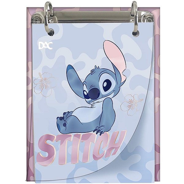 Fichario mini stitch vertical 2 arg.80f - dac (unidade)