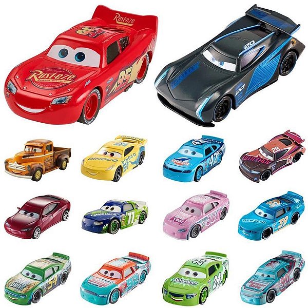 Carrinho cars personagens 1:55 (s) - mattel (unidade)