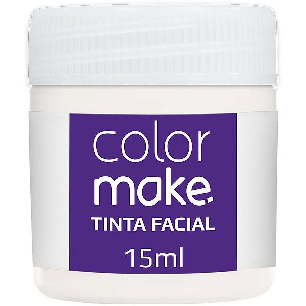 Pintura facial liquida 15ml branco - colormake (dp.c/12)