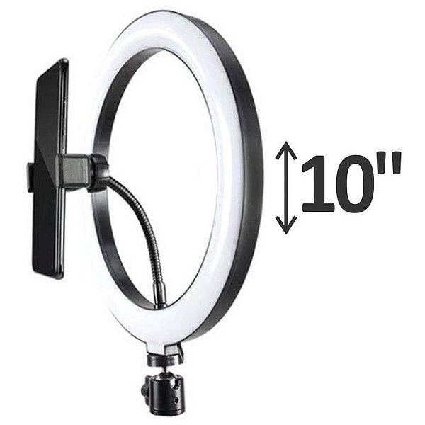Ring light para iluminacao 10pol - mercoriental (unidade)