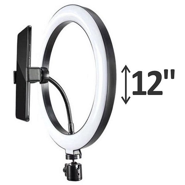 Ring light para iluminacao 12pol - mercoriental (unidade)