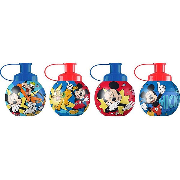 Squeeze mickey bolinha 250ml. (s) - tiba (pct.c/04)