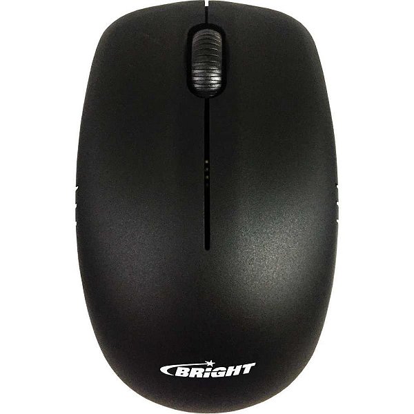 Mouse optico sem fio malasia preto 800dpi 3botoes - bright (unidade)
