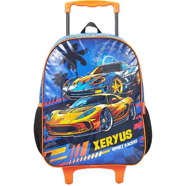 Mochila infantil com rodinha sport racers gr - xeryus (unidade)