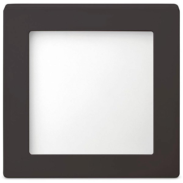 Luminaria led quadrada 24w sobrepor 6500k - elgin (unidade)