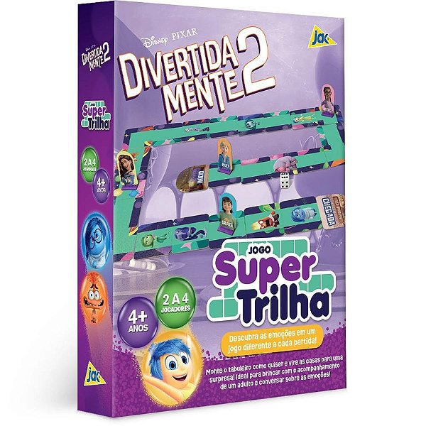Jogo de tabuleiro divertidamente super trilha - toyster (unidade)