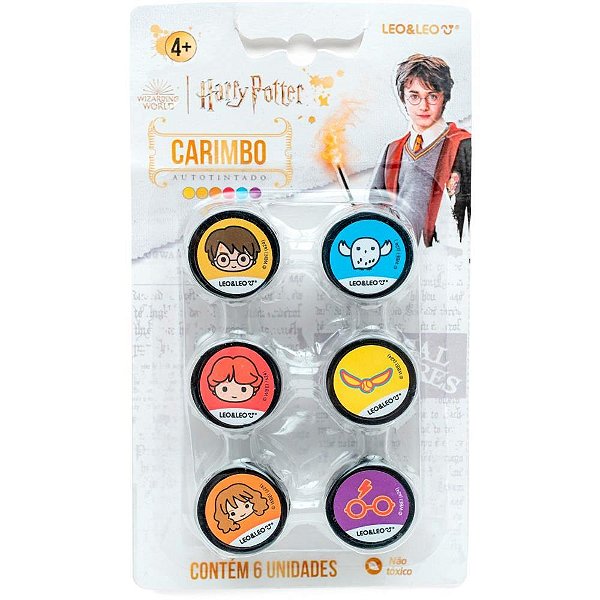 Carimbo pedagogico harry potter 6 modelos - leonora (bl.c/06)