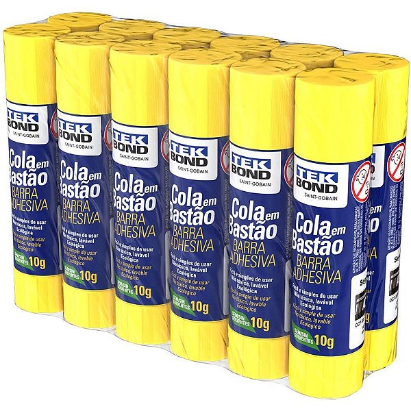 Cola em bastao 10g shrink - tekbond (pct.c/12)