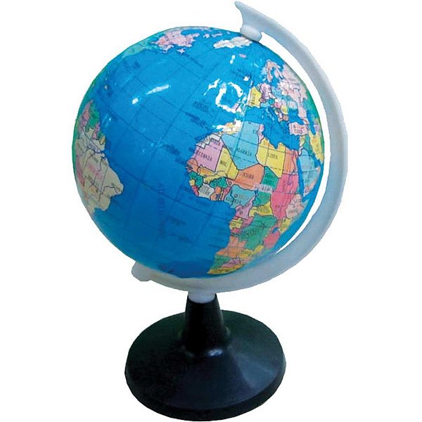 Globo terrestre 21,5cm azul - v.m.p. (unidade)