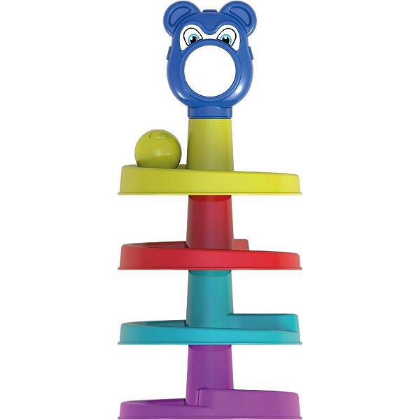 Brinquedo educativo escorrega ball - kendy brinquedos (unidade)
