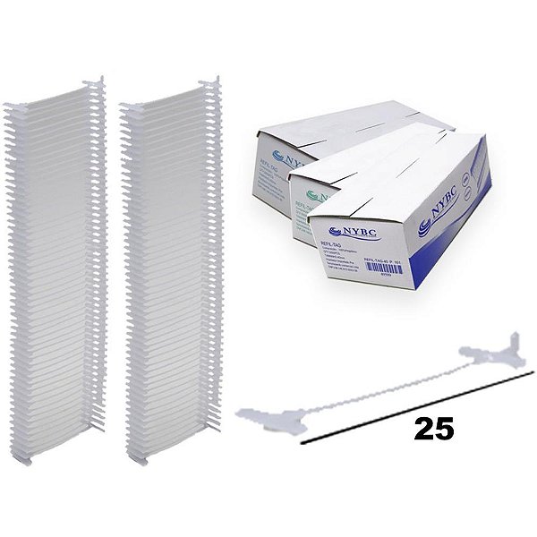Pino plastico tag 25mm - nybc (cx.c/5000)