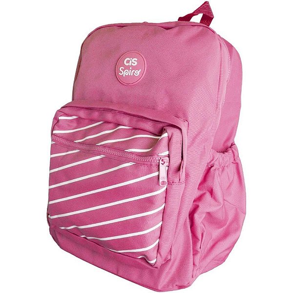 Mochila cis spiro rosa - sertic (unidade)