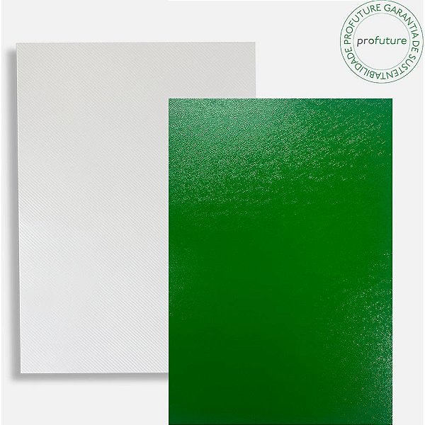 Capa para encadernacao a4 50 cristal+ 50 verde - prolam (kit)