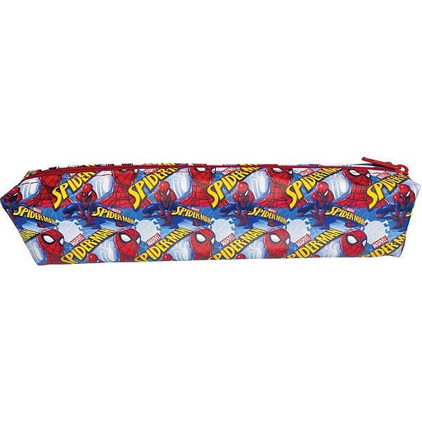 Estojo simples spider-man 19,5x4x3,5cm - v.m.p. (unidade)
