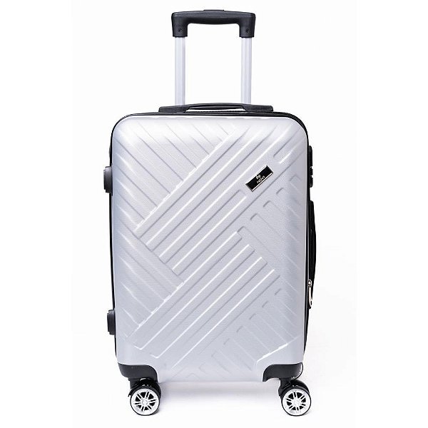 Mala de viagem fortaleza abs 360 20pol cinza - famix (unidade)