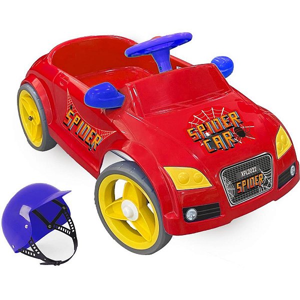 Veiculo a pedal att vermelho 30kg - homeplay (unidade)