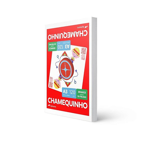 Papel sulfite a3 chamequinho 120gr - chamex (pct.c/50)
