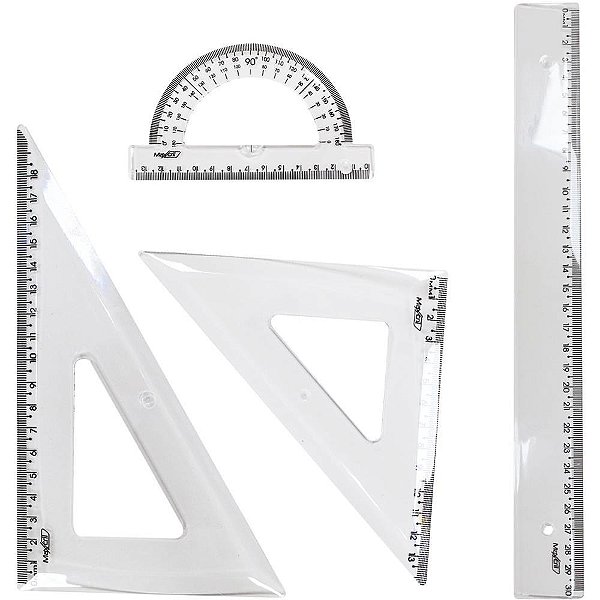 Conjunto para desenho new line cristal 1 grau - maxcril (blister)