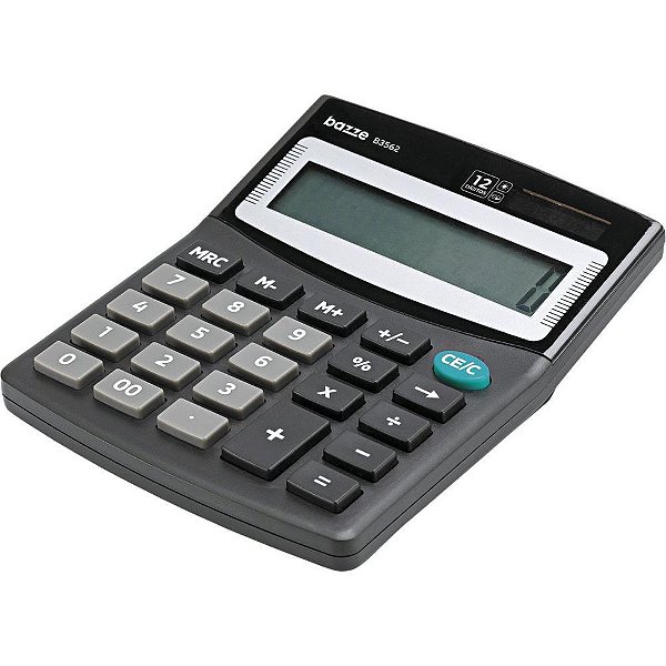 Calculadora de mesa 12 dig. bazze b3562 preta - summit (unidade)